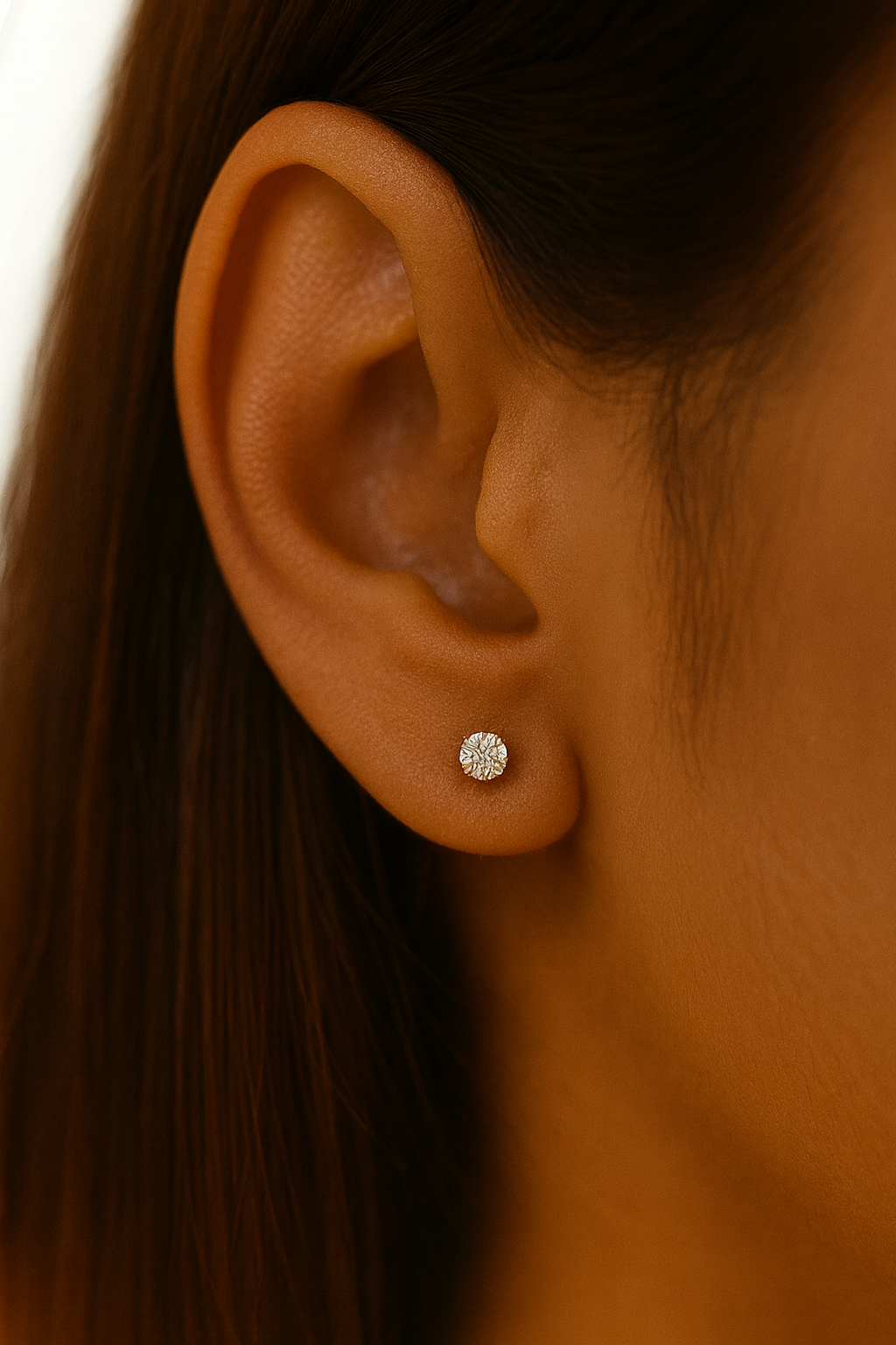 Round Cut Diamond Earrings 0.50 Carat - Fenom & Co.