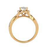 Aria Halo Diamond Ring 1.5ct Center - Fenom & Co.