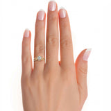 Aria Halo Diamond Ring 1.5ct Center - Fenom & Co.