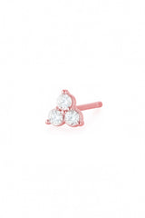 3-Stone Diamond Earrings 0.6ct - Fenom & Co.
