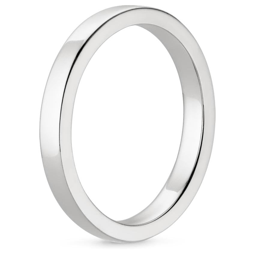 Comfort Flat Solid Gold Ring (2mm) - Fenom & Co.