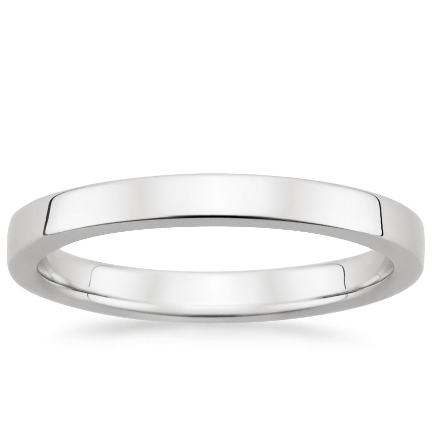 Comfort Flat Solid Gold Ring (2mm) - Fenom & Co.