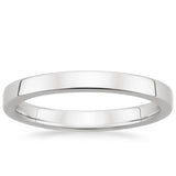 Comfort Flat Solid Gold Ring (2mm) - Fenom & Co.