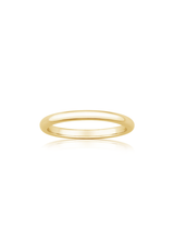 Comfort Solid Gold Ring (2mm) - Fenom & Co.