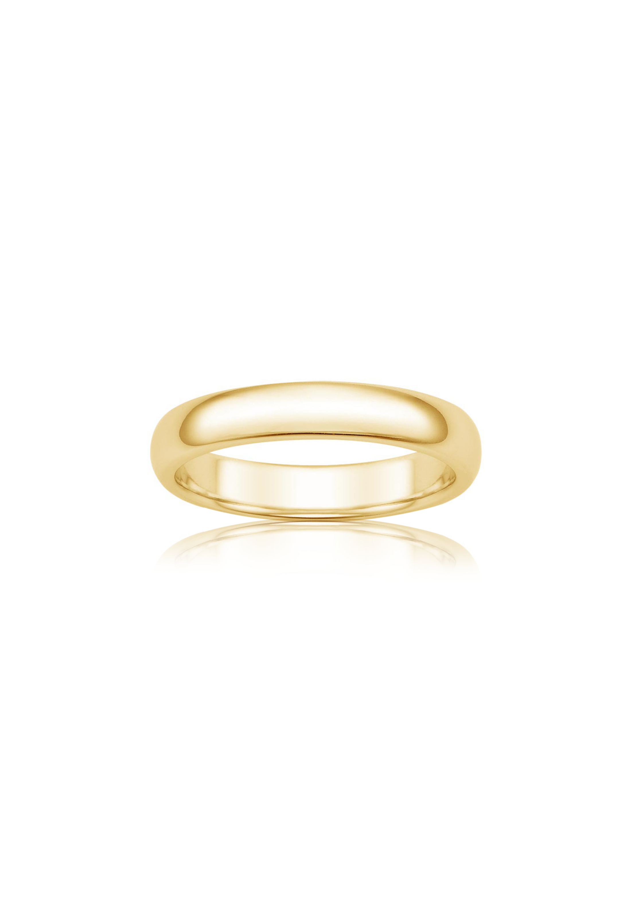 Comfort Solid Gold Ring (4mm) - Fenom & Co.