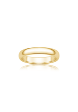 Comfort Solid Gold Ring (4mm) - Fenom & Co.
