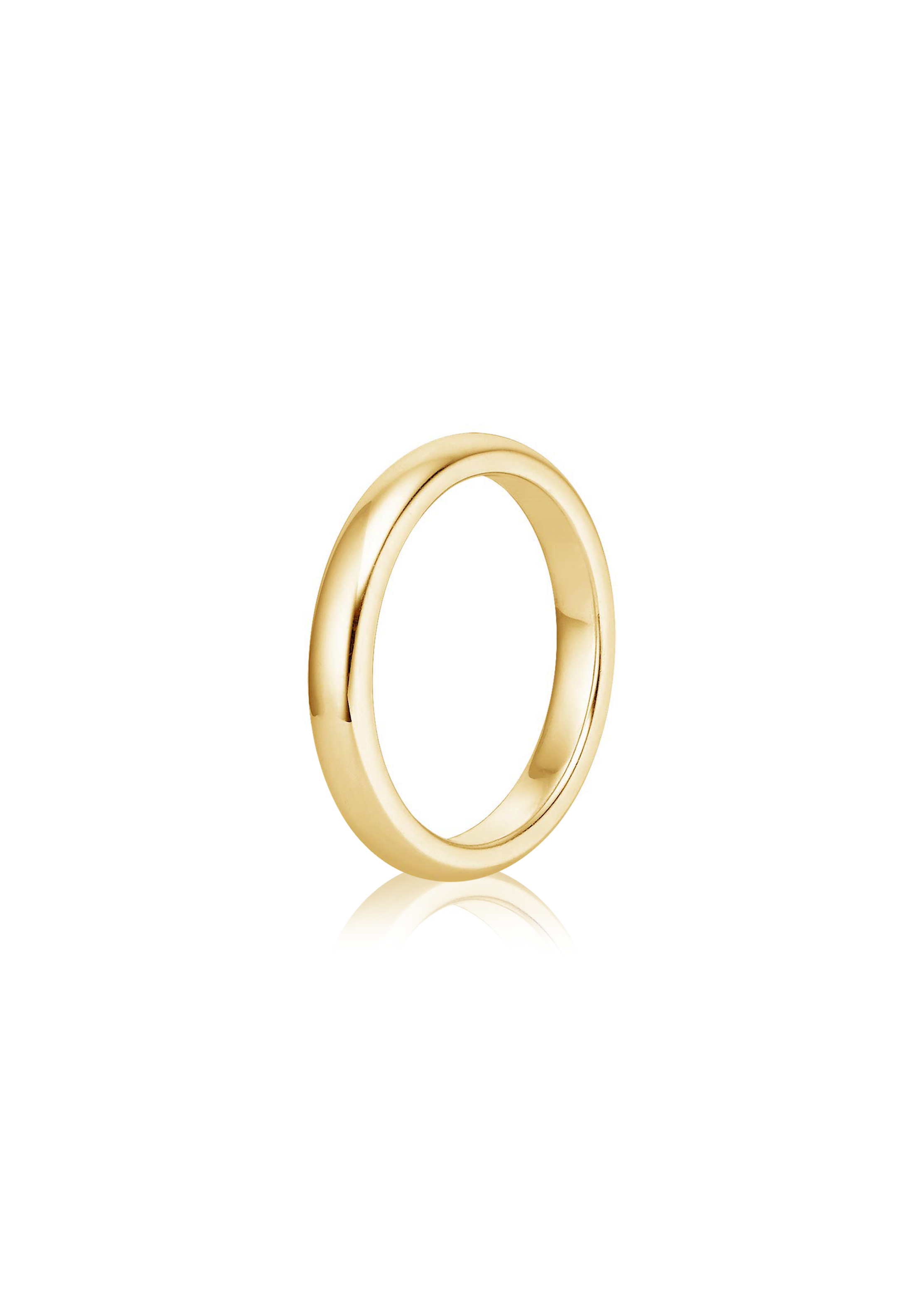 Comfort Solid Gold Ring (3mm) - Fenom & Co.