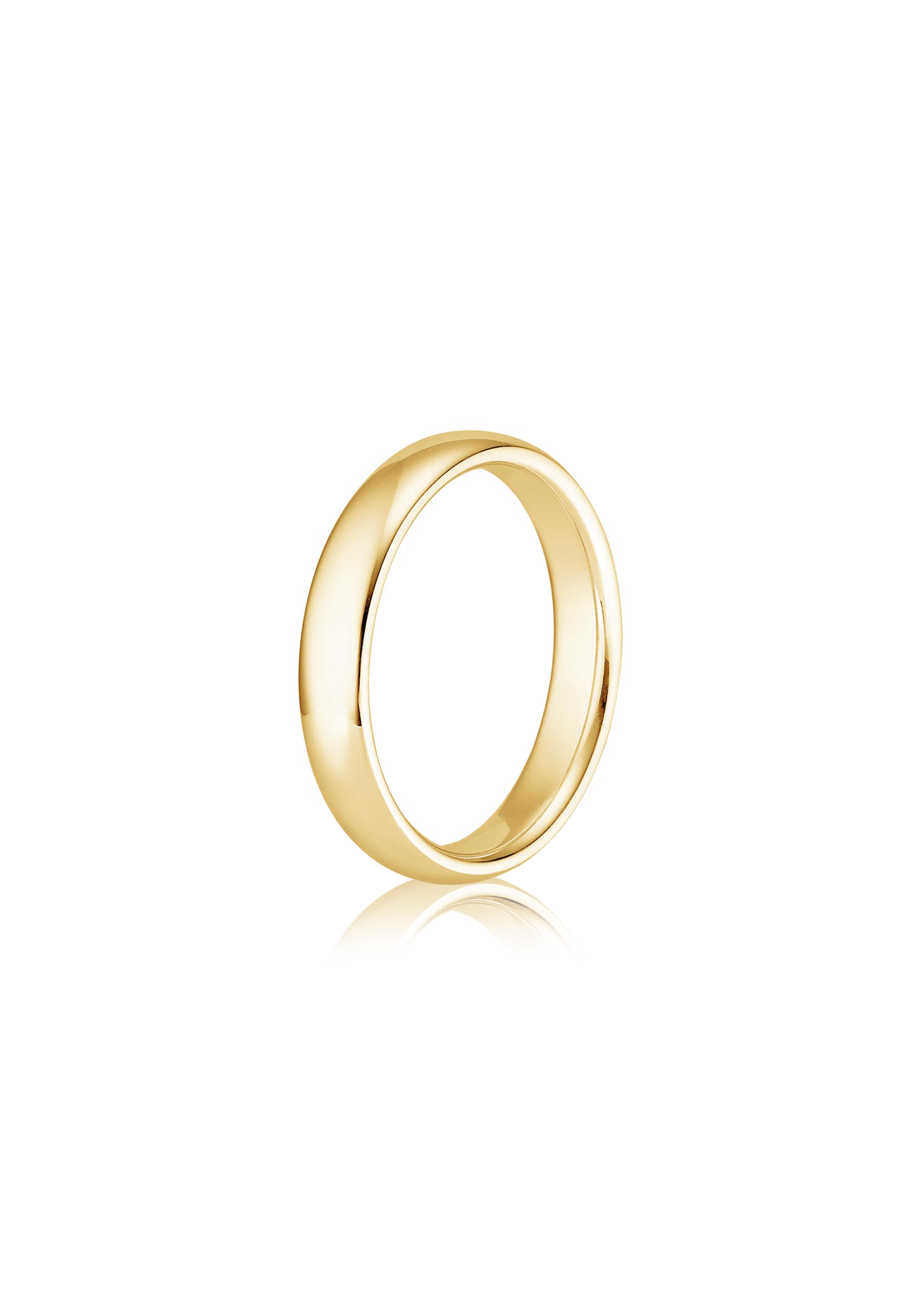 Comfort Solid Gold Ring (4mm) - Fenom & Co.