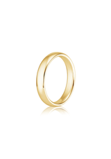Comfort Solid Gold Ring (4mm) - Fenom & Co.