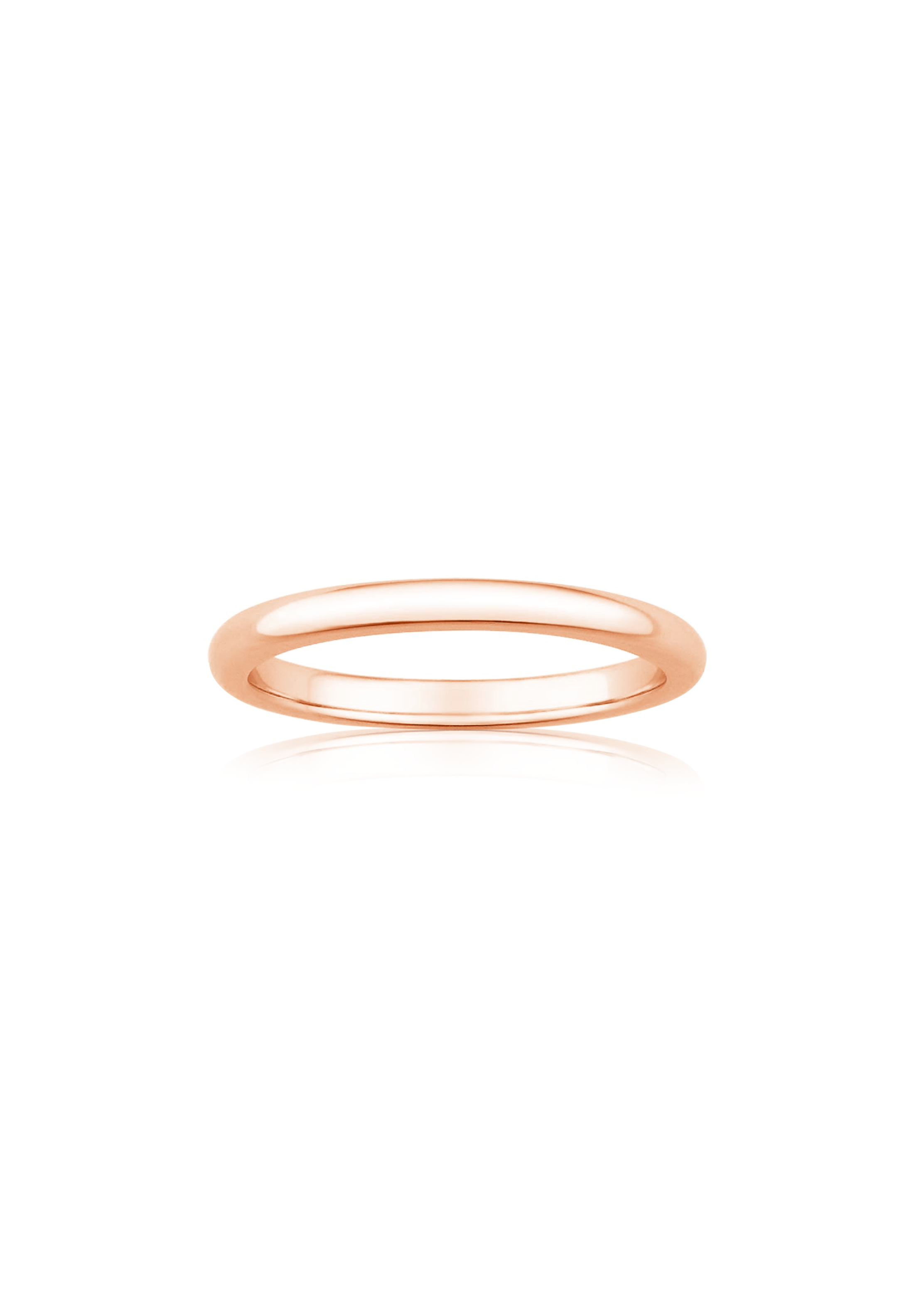 Comfort Solid Gold Ring (2mm) - Fenom & Co.