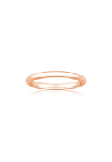 Comfort Solid Gold Ring (2mm) - Fenom & Co.