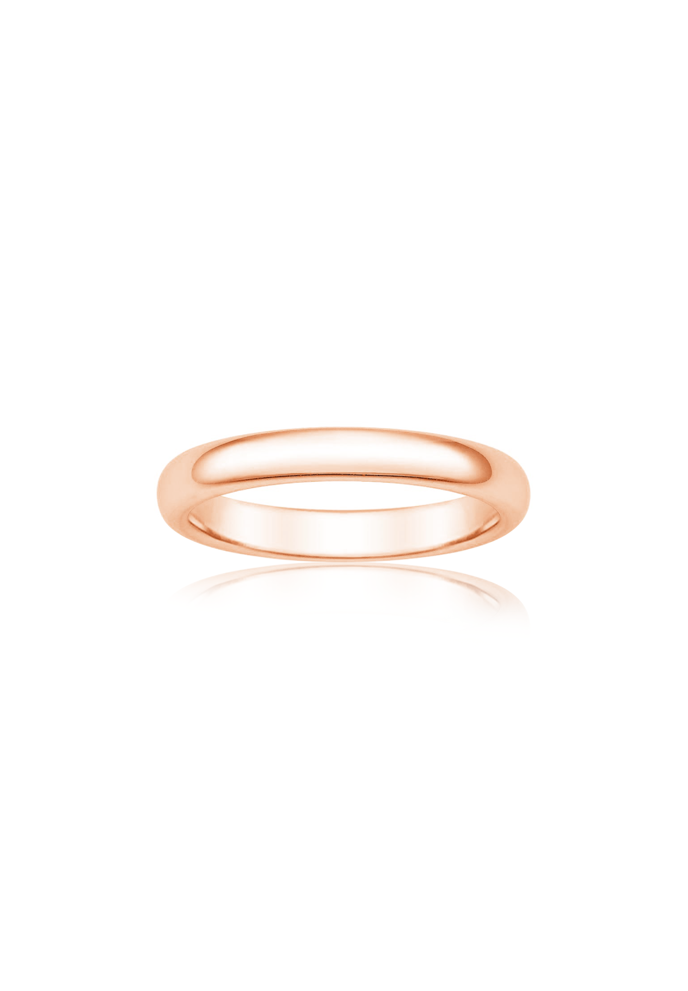Comfort Solid Gold Ring (3mm) - Fenom & Co.