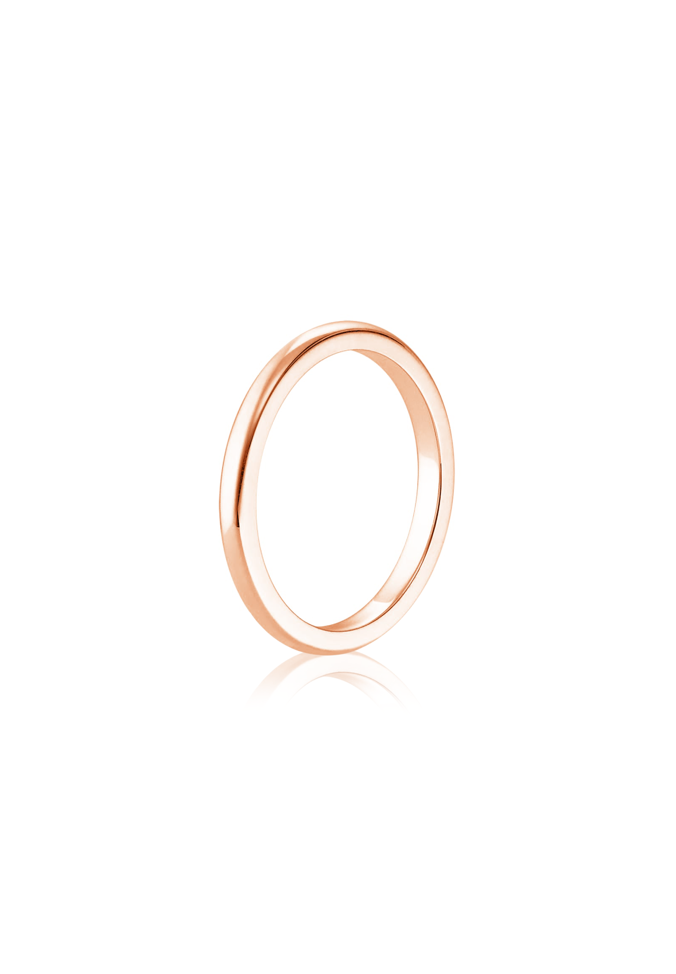 Comfort Solid Gold Ring (2mm) - Fenom & Co.