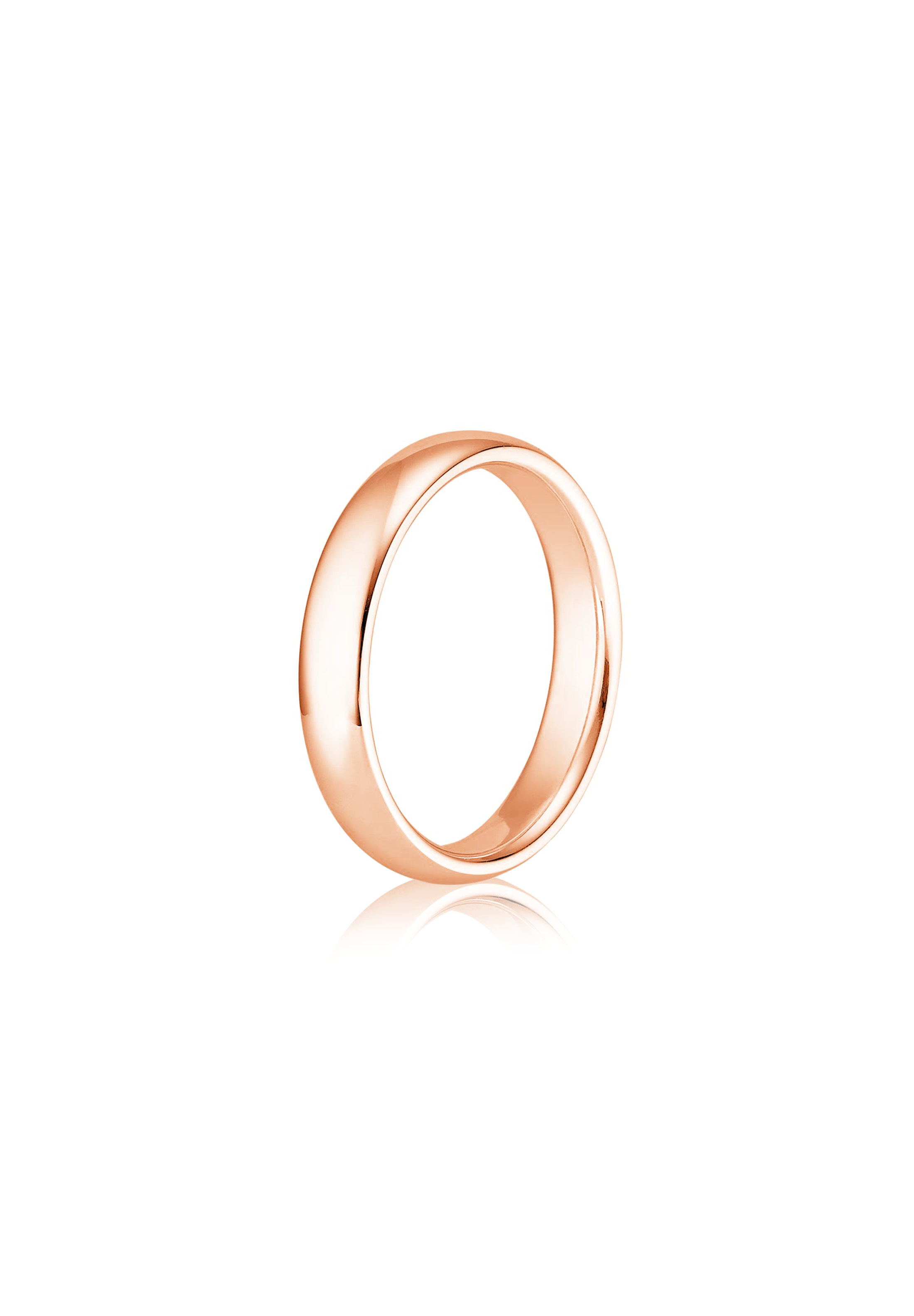 Comfort Solid Gold Ring (4mm) - Fenom & Co.