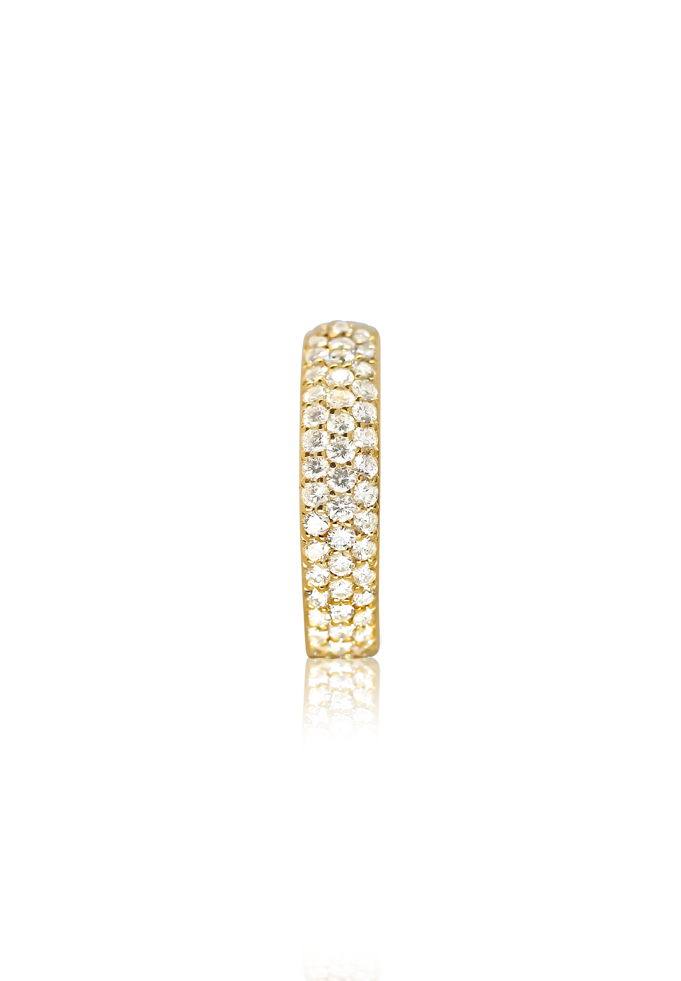 Diamond Dome Ring (3 Row) - Fenom & Co.