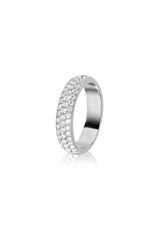 Diamond Dome Ring (3 Row) - Fenom & Co.