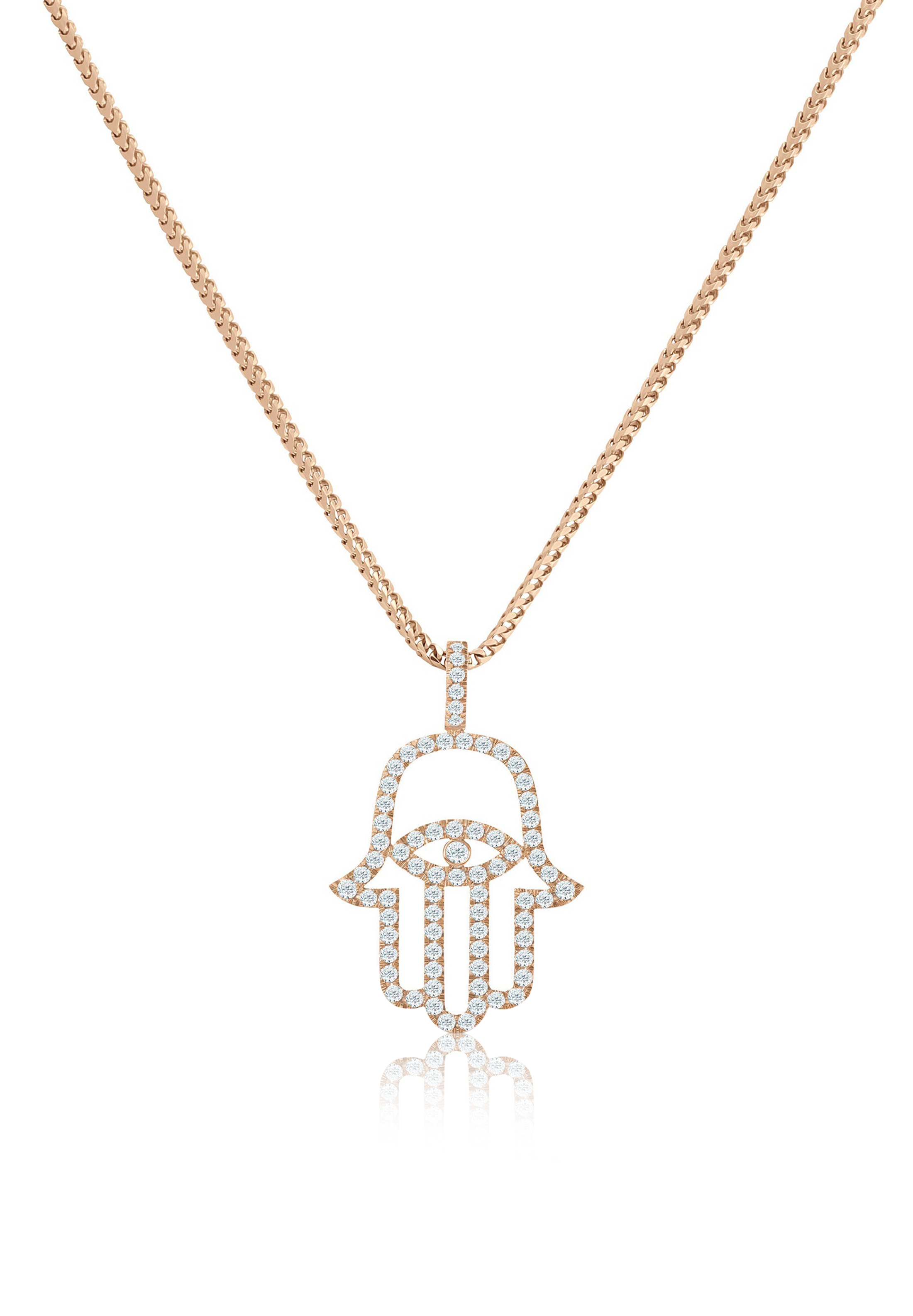 Medi Diamond Hamsa (Fully Iced Out) - Fenom & Co.