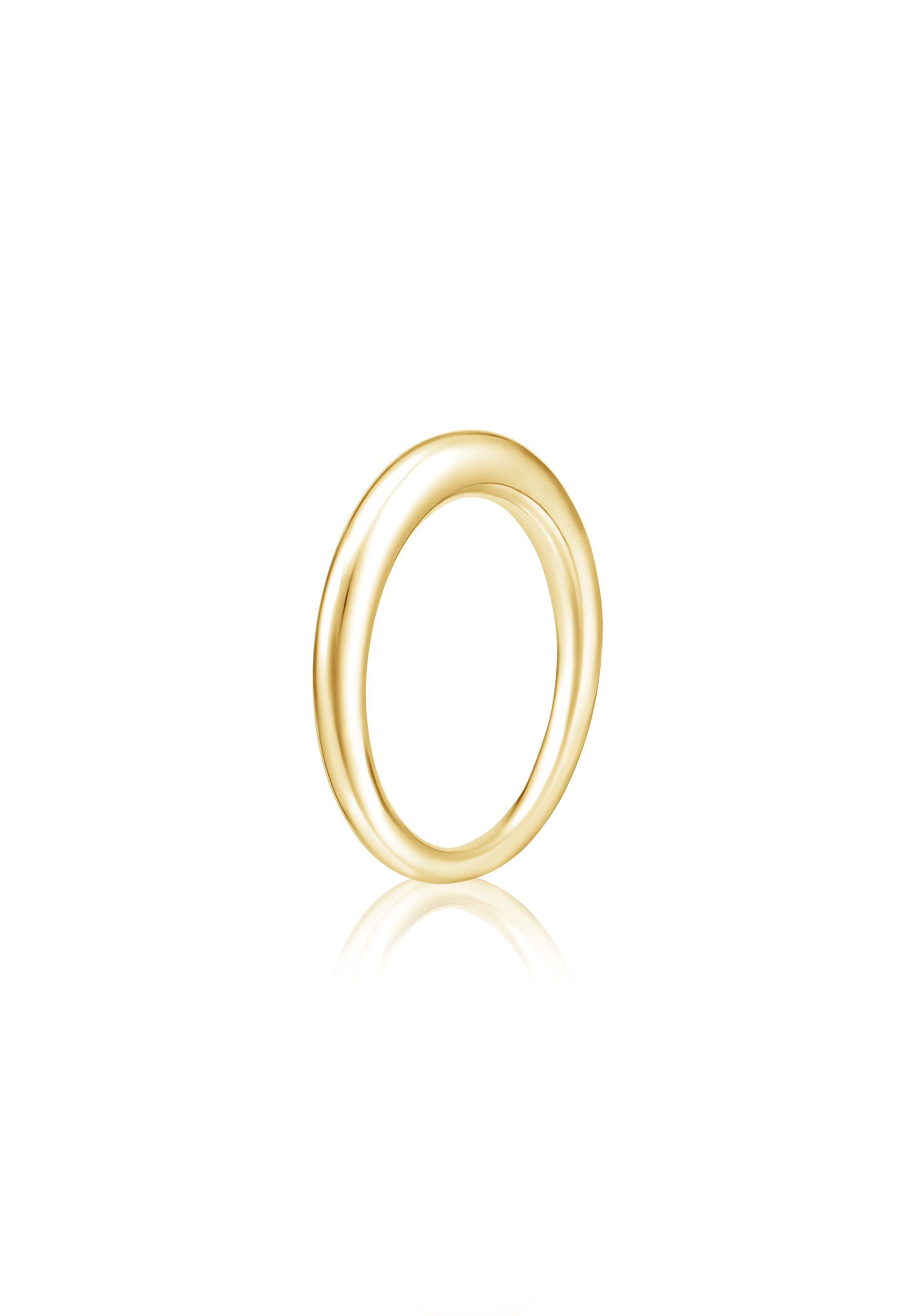 Mini Dome Solid Gold Ring - Fenom & Co.
