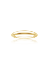 Mini Dome Solid Gold Ring - Fenom & Co.