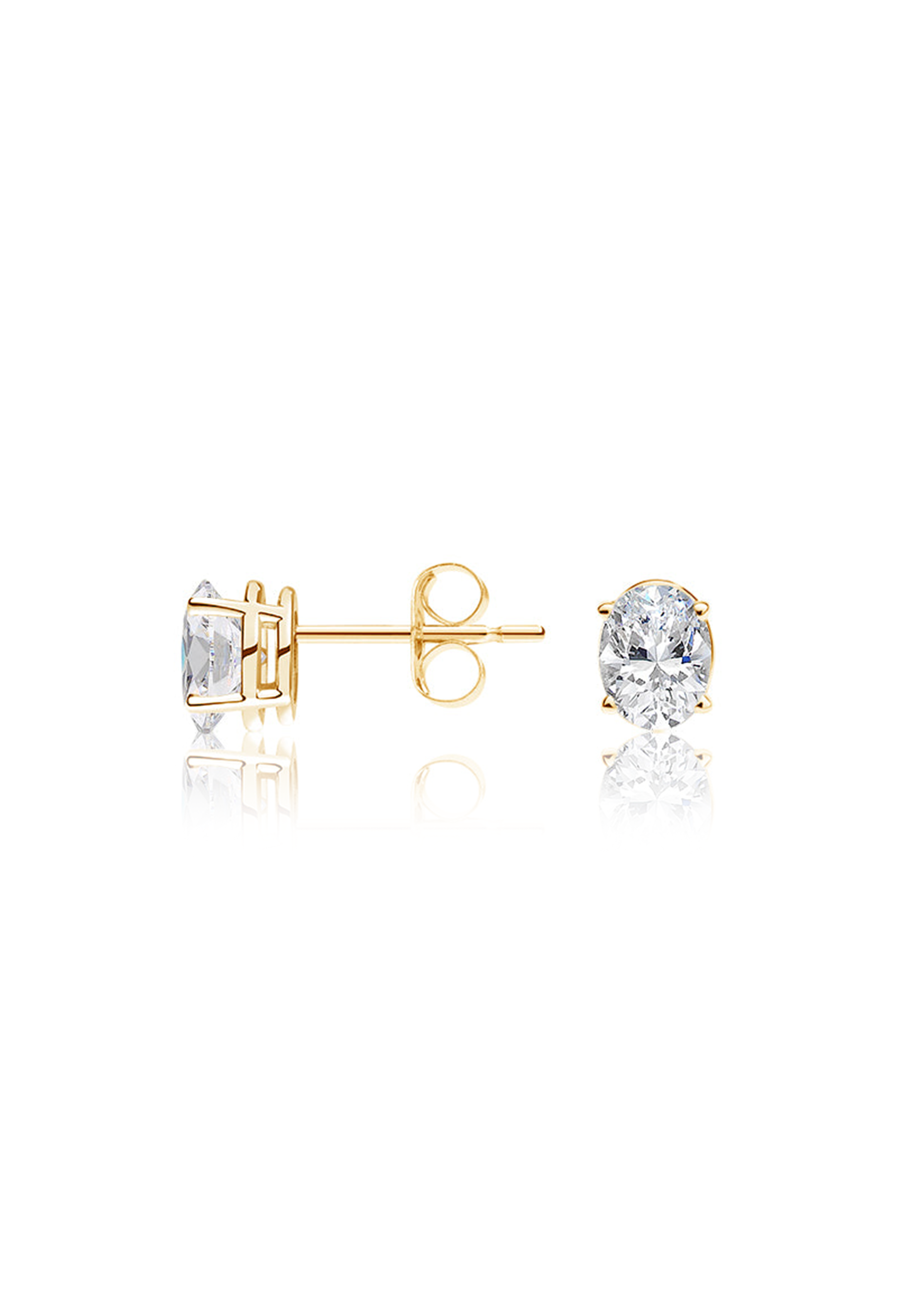 Oval Diamond Earrings 1.0 Carat - Fenom & Co.