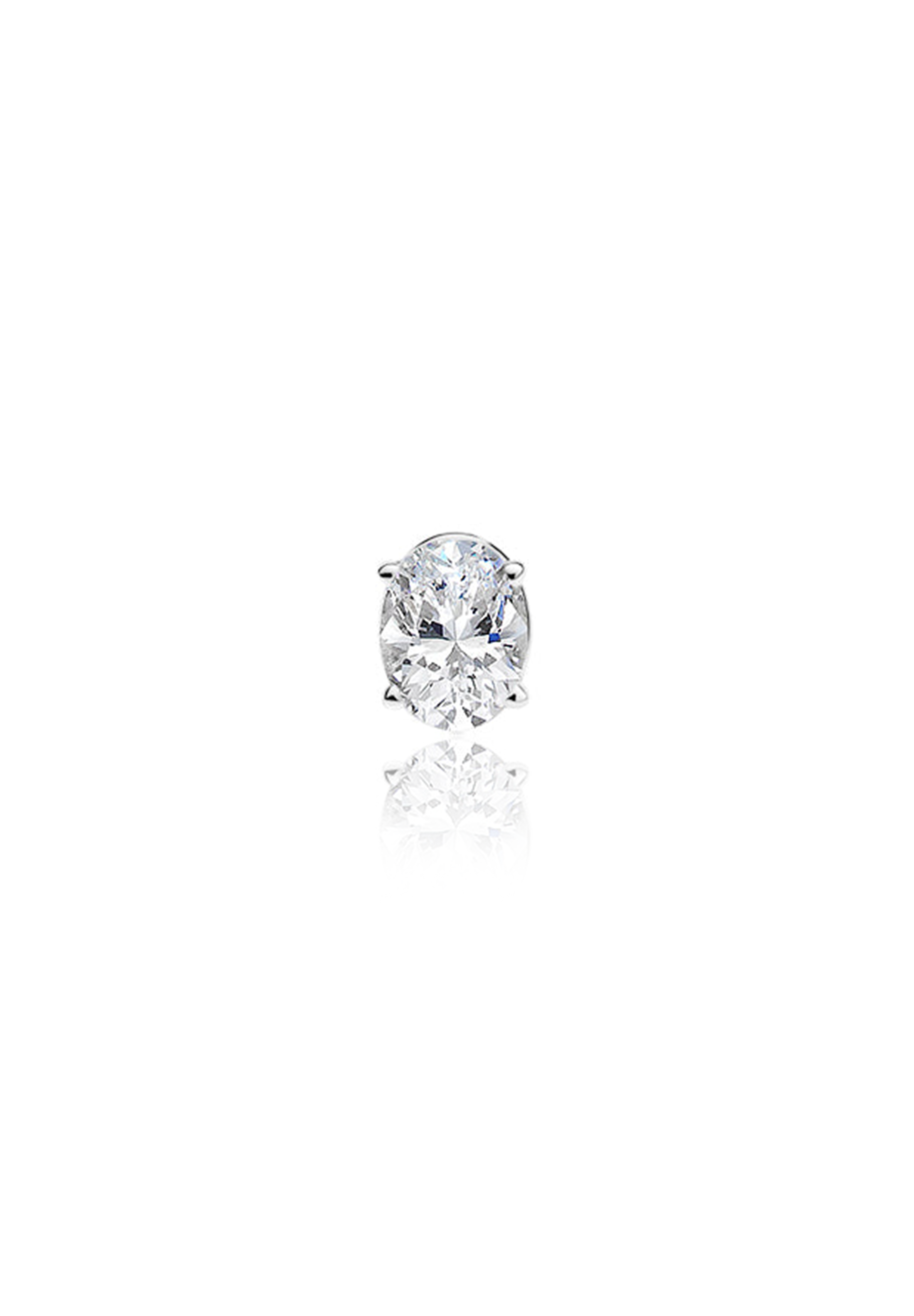 Oval Diamond Earrings 1.0 Carat - Fenom & Co.