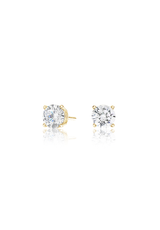 Round Cut Diamond Earrings 1.0 Carat - Fenom & Co.