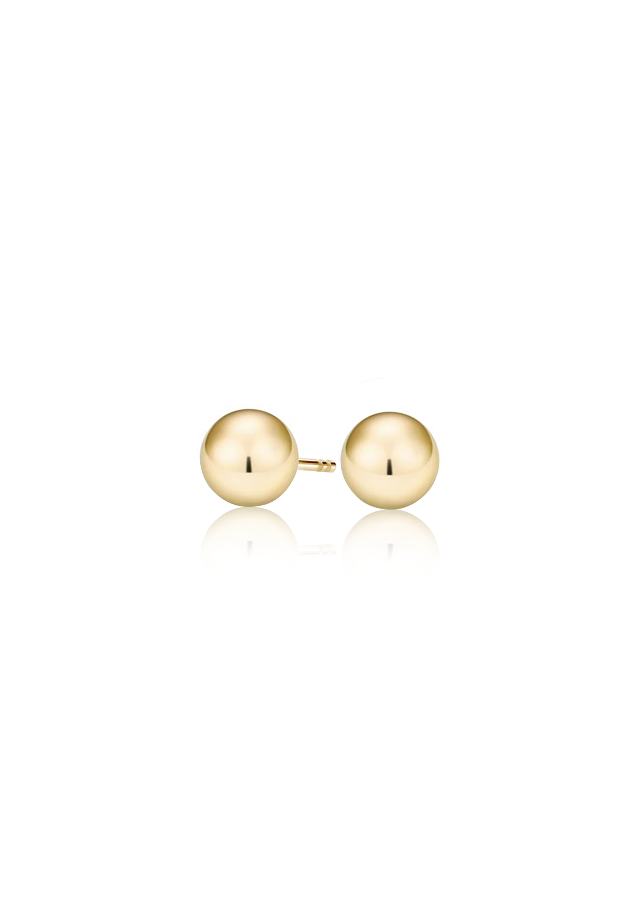 Solid Gold Ball Studded Earrings - Fenom & Co.