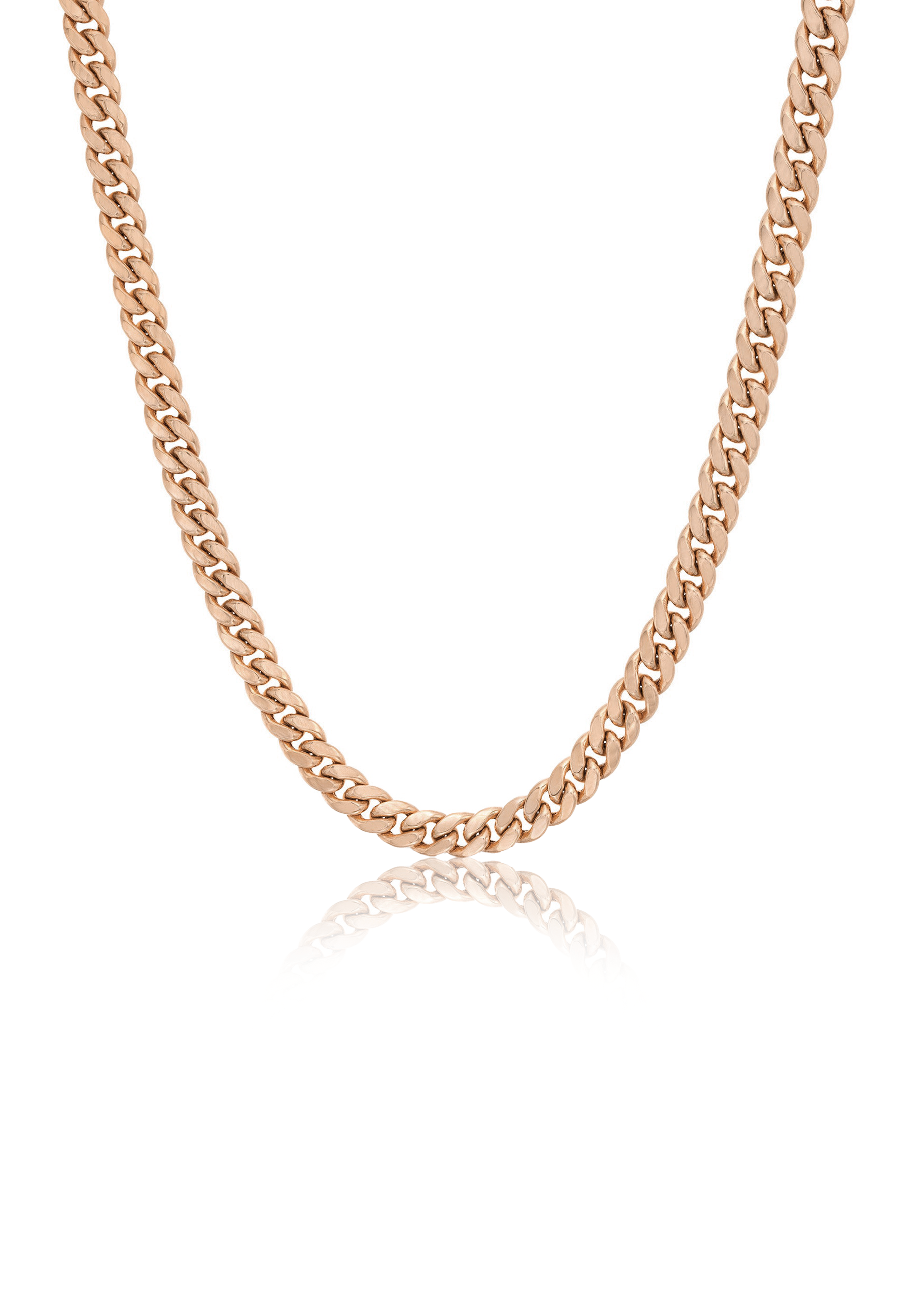 Solid Gold Cuban Link Chain (4mm) - Fenom & Co.