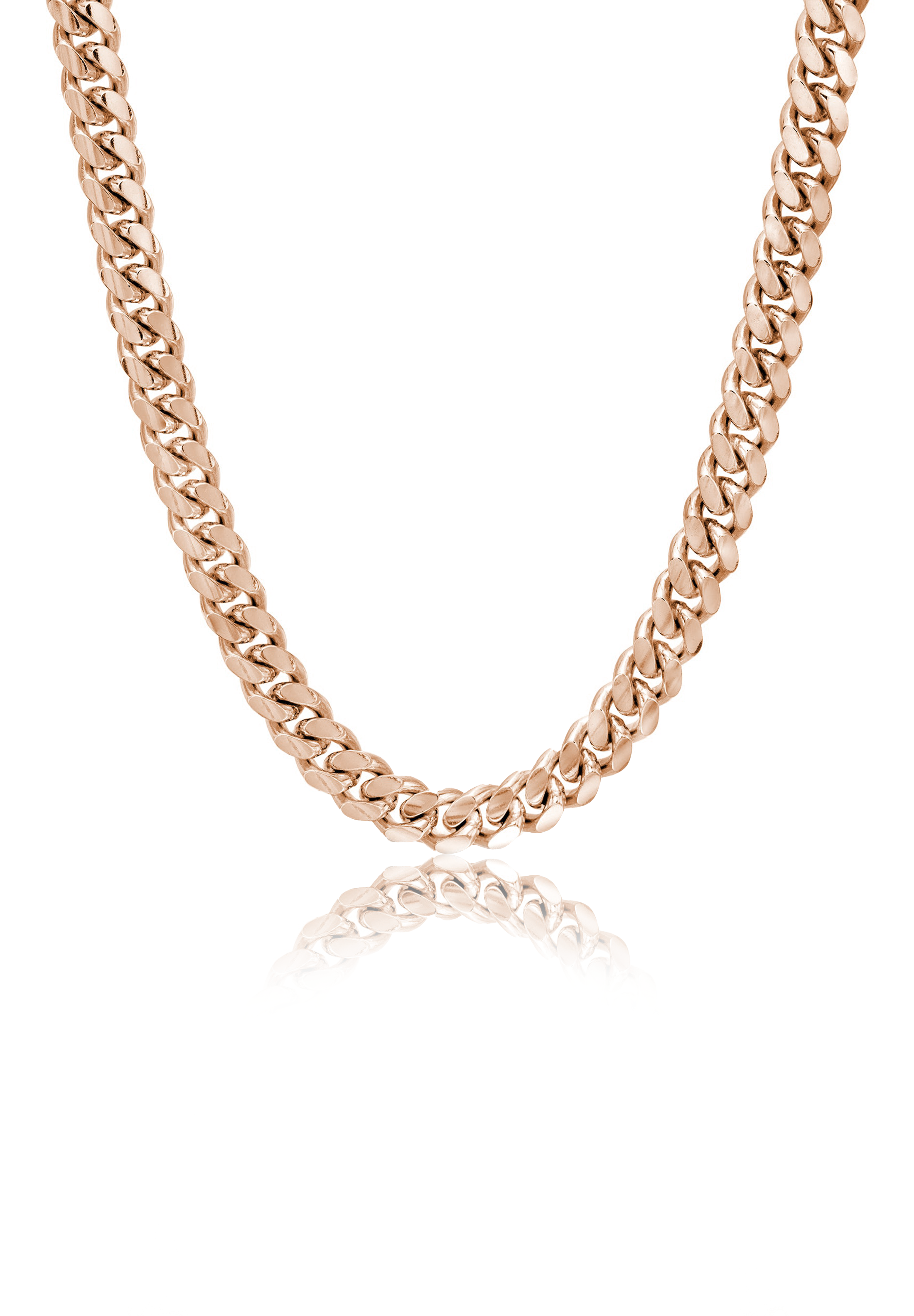 Solid Gold Cuban Link Chain (6mm) - Fenom & Co.