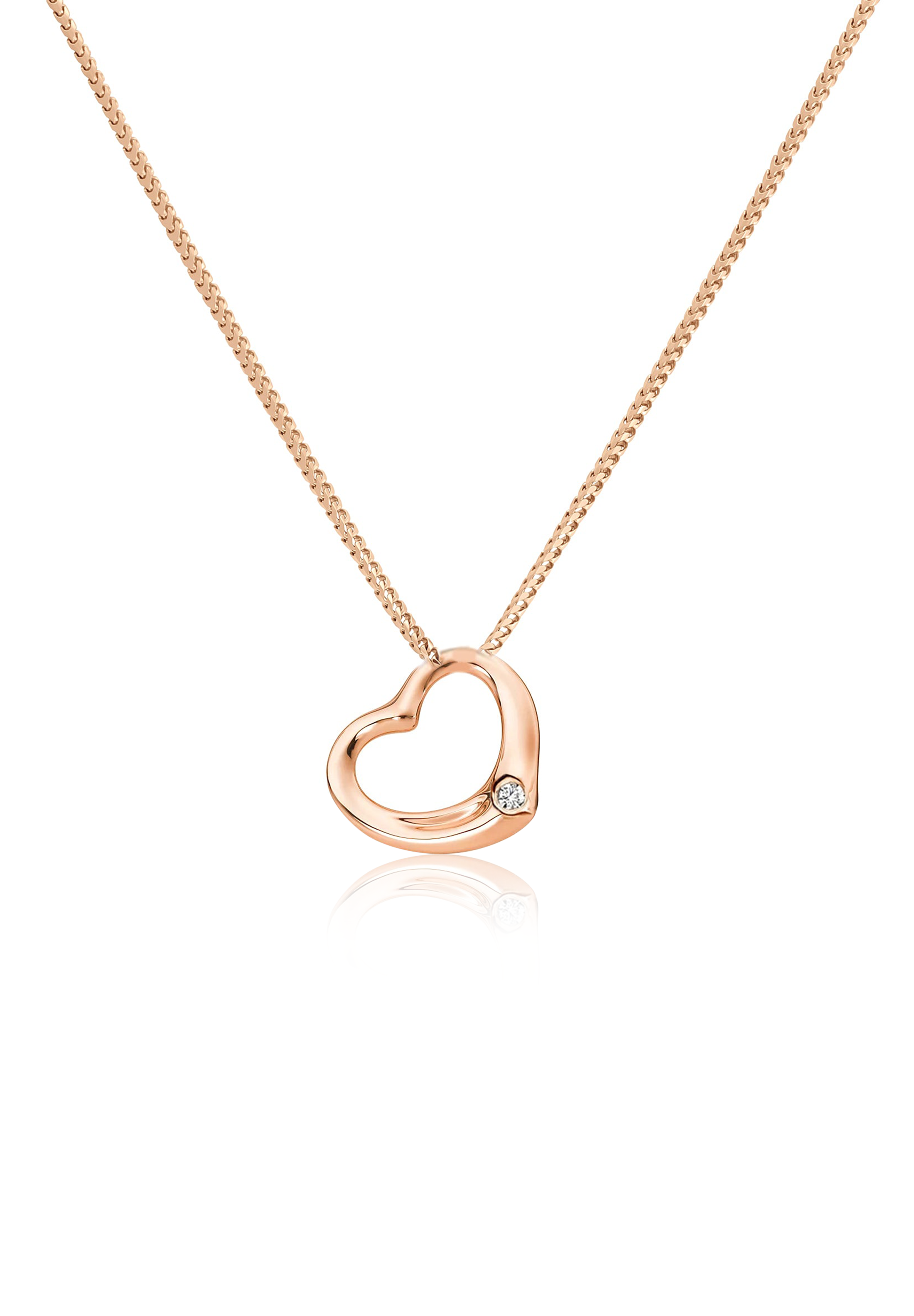 Solid Gold Mini Heart Pendant - Fenom & Co.