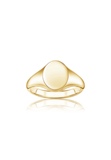 Solid Gold Signet Ring - Fenom & Co.