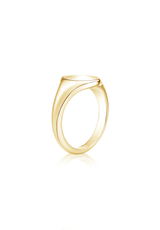 Solid Gold Signet Ring - Fenom & Co.