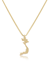 Solid Gold Vietnam Pendant - Fenom & Co.