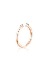 Martini 3-Prong Diamond Solid Gold Ring - Fenom & Co.