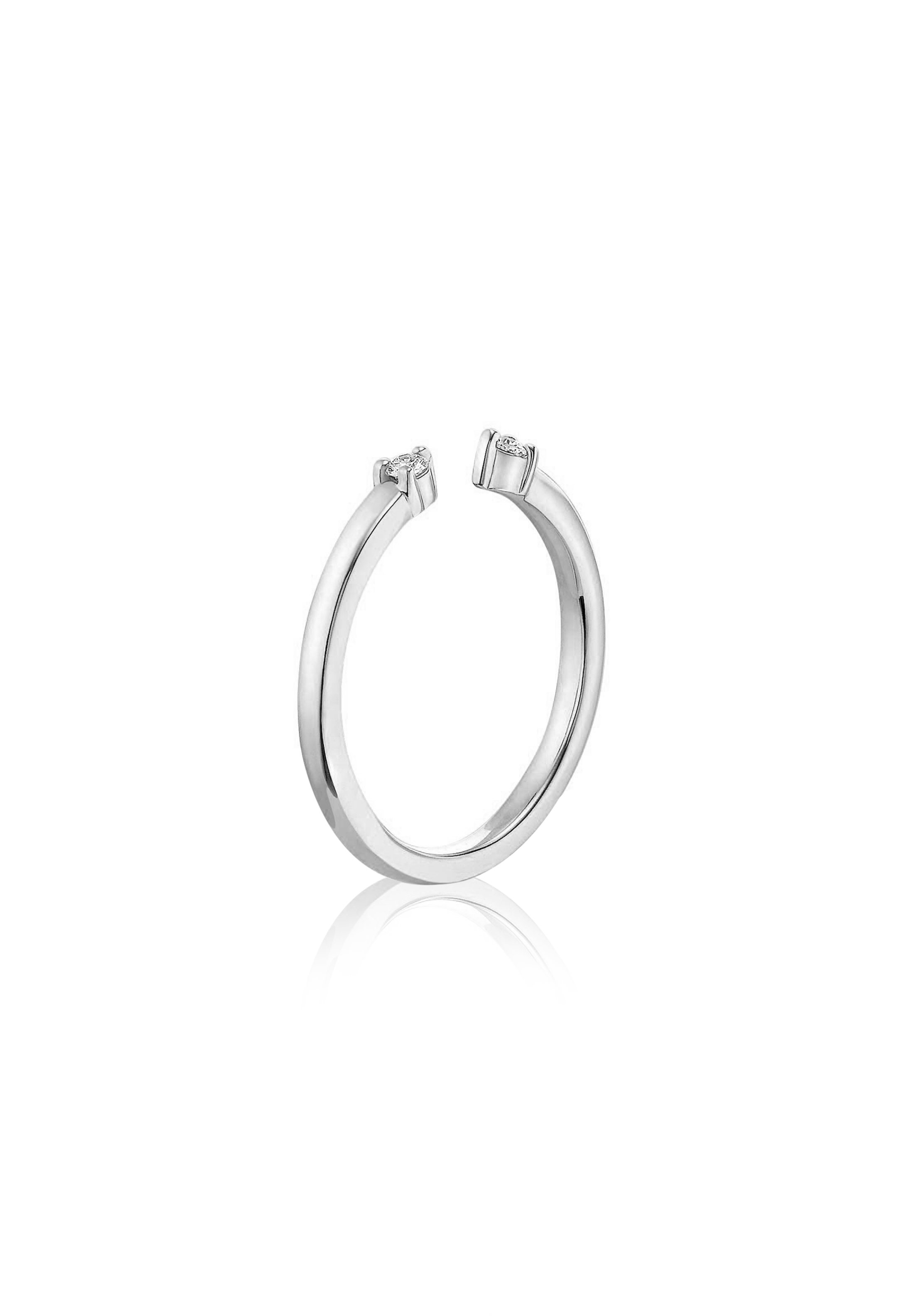 Martini 3-Prong Diamond Solid Gold Ring - Fenom & Co.