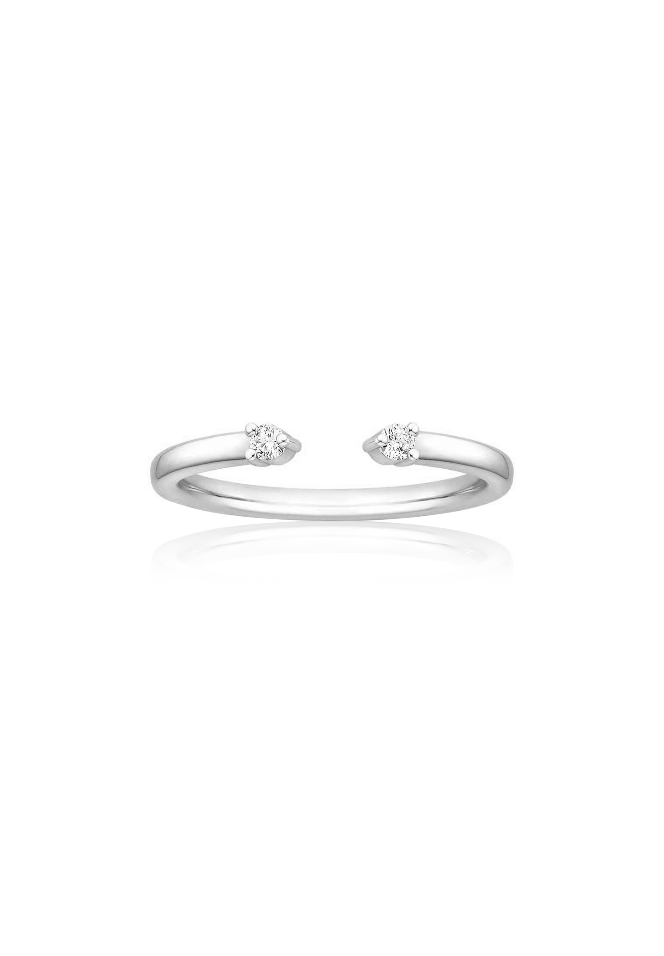 Martini 3-Prong Diamond Solid Gold Ring - Fenom & Co.