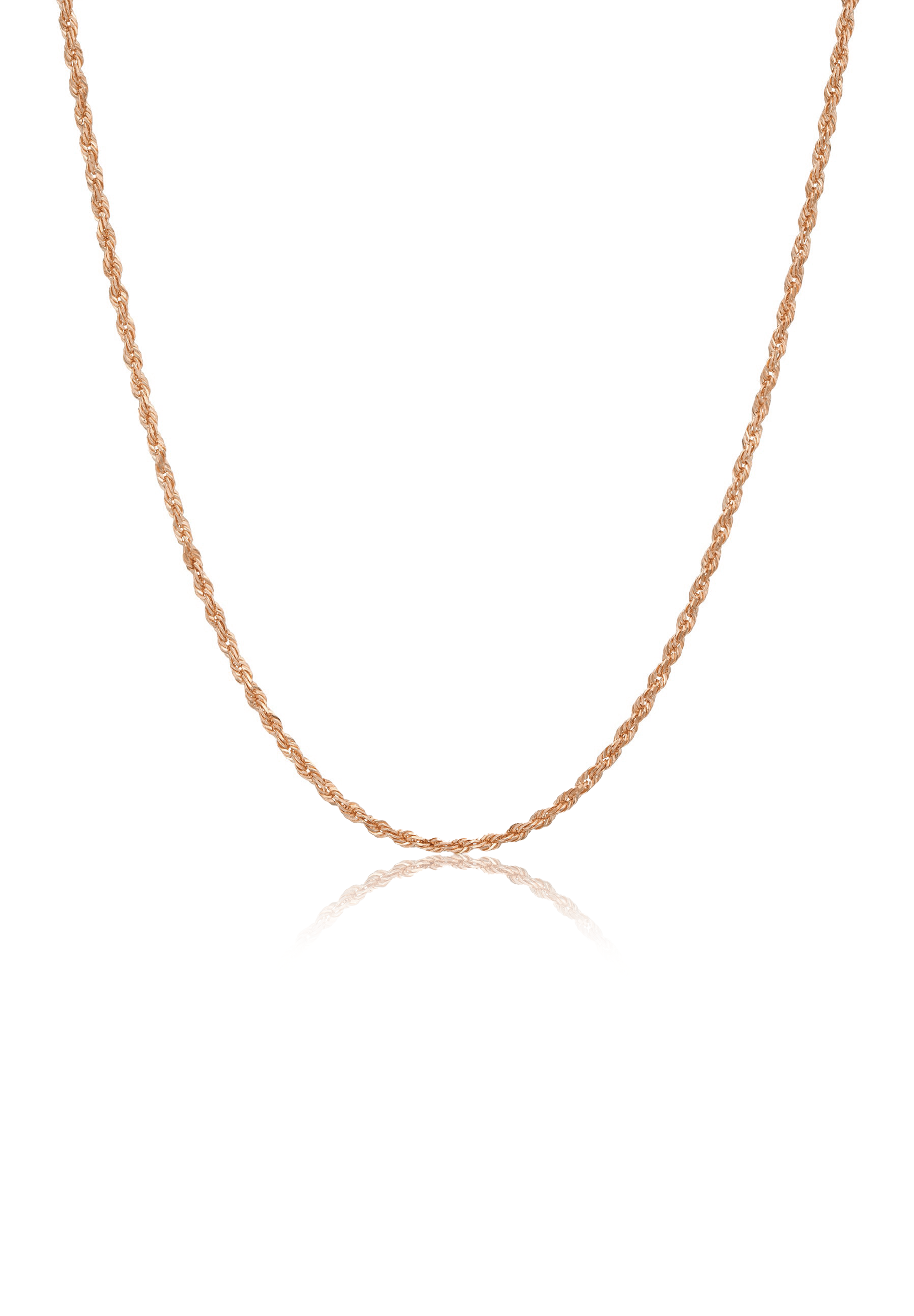 Solid Gold Rope Chain (1.5mm) - Fenom & Co.