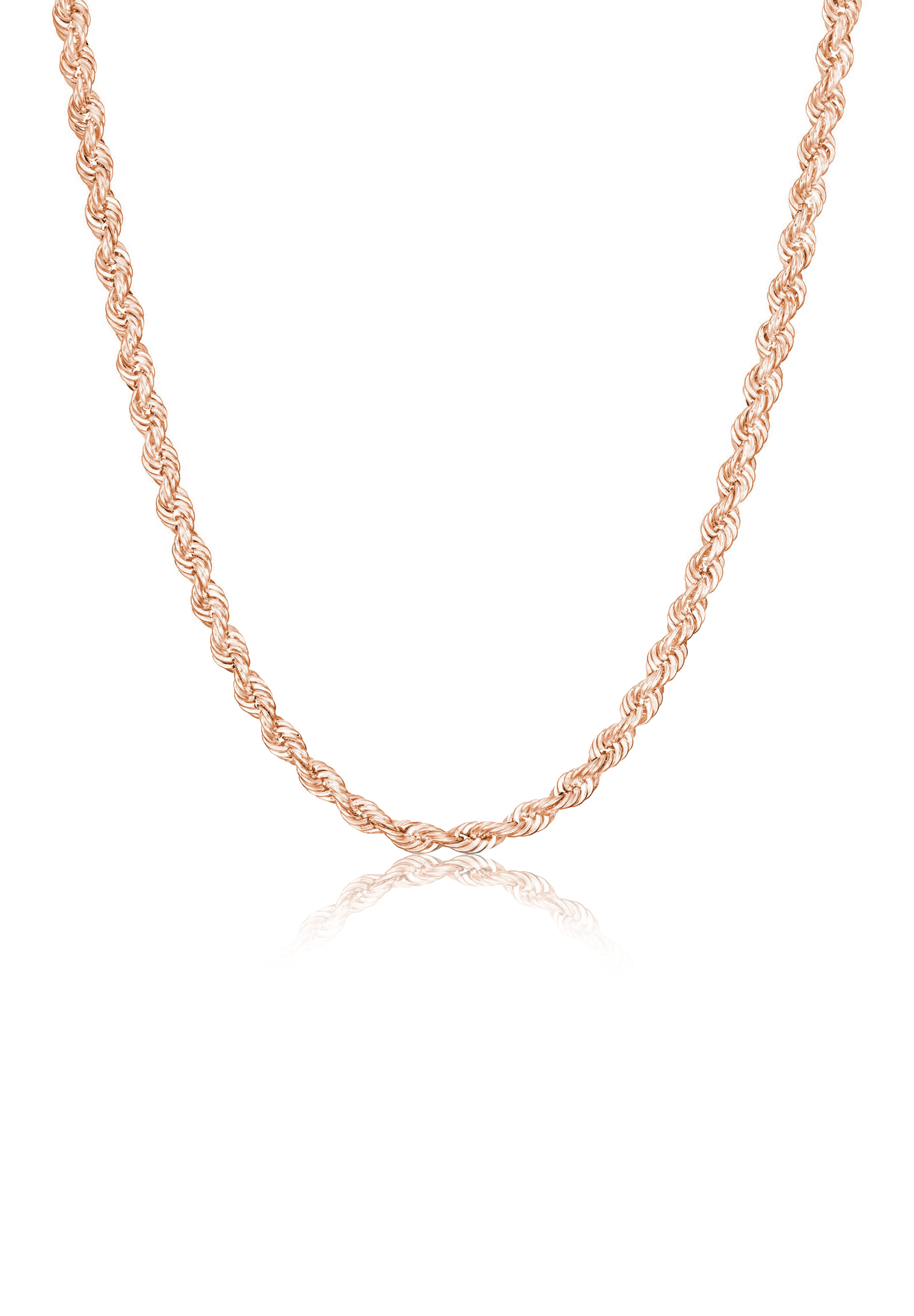 Solid Gold Rope Chain (2.5mm) - Fenom & Co.