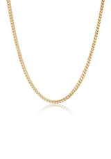 Solid Gold Diamond Cut Franco Chain (1.5mm) - Fenom & Co.
