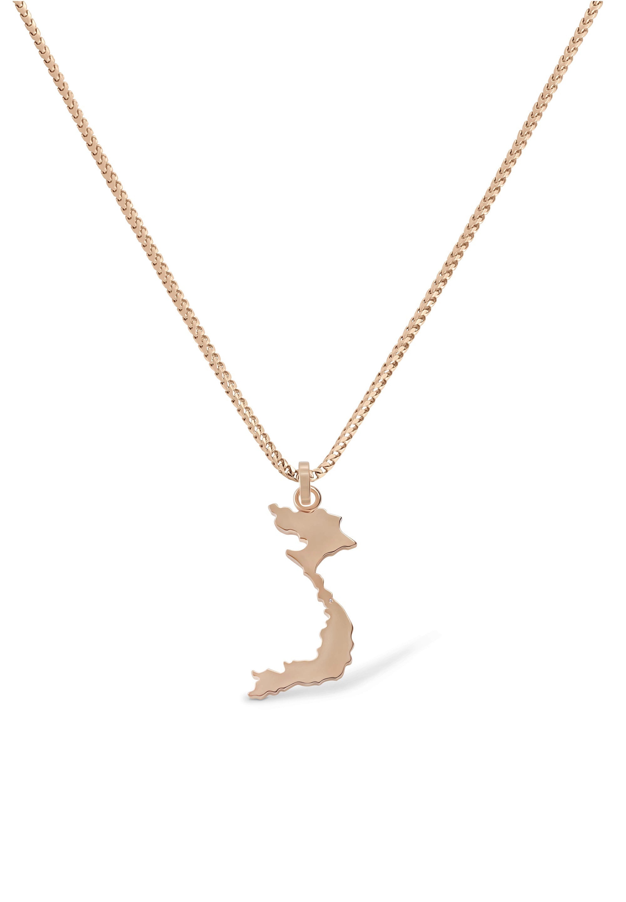 Solid Gold Vietnam Pendant - Fenom & Co.